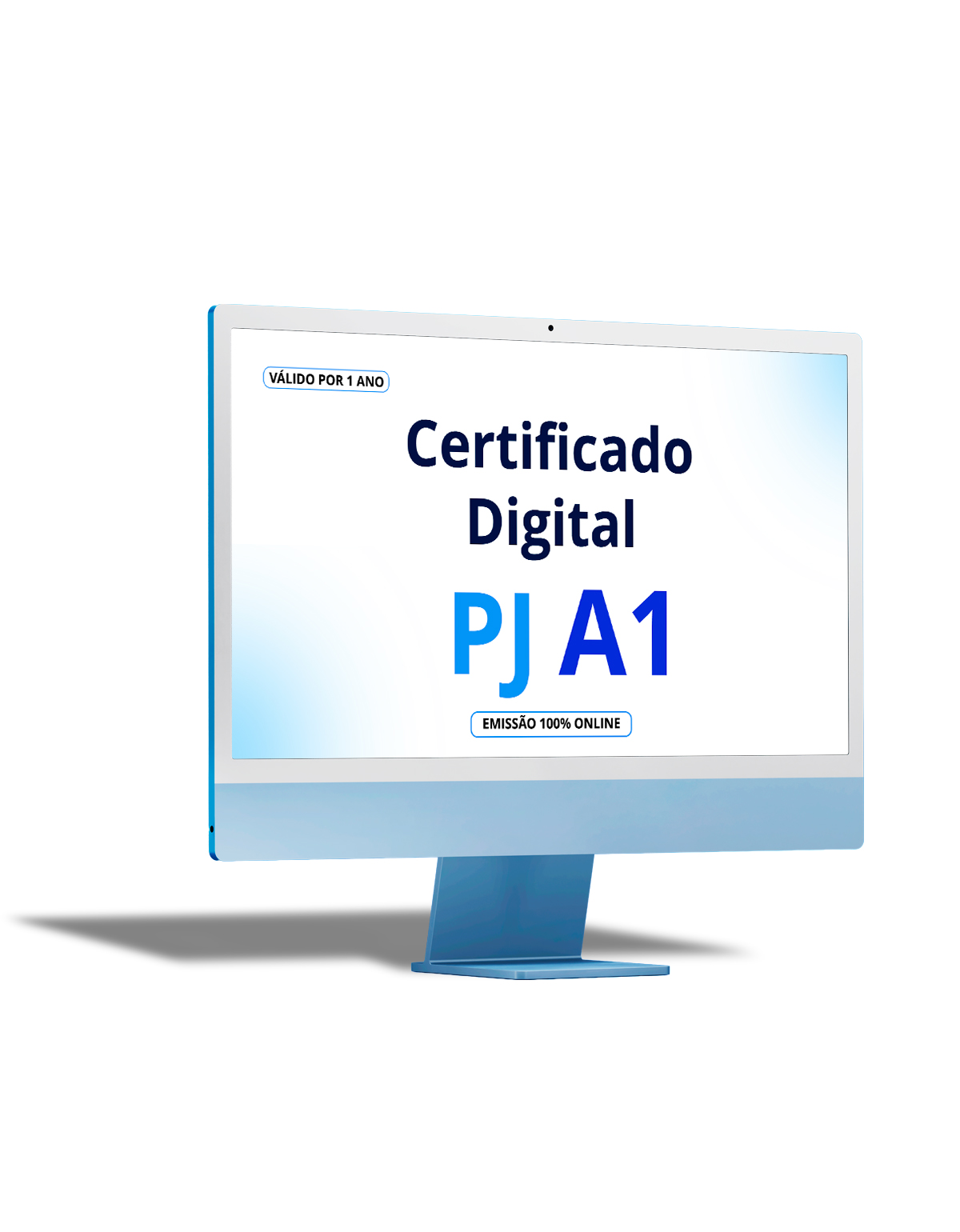 Certificado Digital e-CNPJ A1 Instalado no Monitor